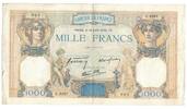 Frankreich 1000 Francs Cérès et Mercure, U.9567 903, SS -