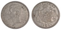 Belgien 20 Francs, 20 Frank Münze, SS, Nickel, KM:102 -