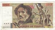 Frankreich 100 Francs Delacroix, K.1306853, S+, Fayette:68.01, KM:154h -