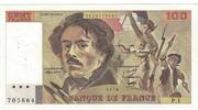 Frankreich 100 Francs Delacroix, P.1705864, VZ, Fayette:68.01, KM:154h -