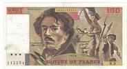 Frankreich 100 Francs Delacroix, E.3112254, SS, Fayette:68.03, KM:154h -