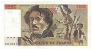 Frankreich 100 Francs Delacroix, F.2804067, SS, Fayette:68.2, KM:154a -