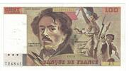 Frankreich 100 Francs Delacroix, J.1724841, VZ, Fayette:68.1, KM:154a -