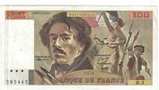 Frankreich 100 Francs Delacroix, H.3595445, SS, Fayette:68.3, KM:154a -