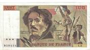Frankreich 100 Francs Delacroix, S.8959434, SS, Fayette:69.01e, KM:154a -