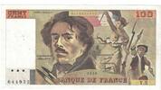 Frankreich 100 Francs Delacroix, Y.5644932, VZ, Fayette:69.1d, KM:154a -