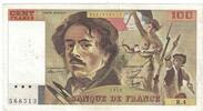 Frankreich 100 Francs Delacroix, R.4588513, SS, Fayette:69.1c, KM:154a -