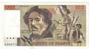 Frankreich 100 Francs Delacroix, E.4608672, SS+, Fayette:69.1c, KM:154a -