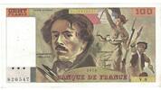 Frankreich 100 Francs Delacroix, V.8820547, VZ, Fayette:69.01e, KM:154a -