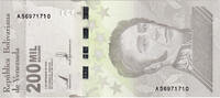 Venezuela Not Applicable Geldschein, 2020-09-03, 200000 BOLIVARES, UNZ -