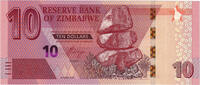 Simbabwe 10 Dollars Geldschein, UNZ -