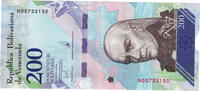 Venezuela Not Applicable Geldschein, 2018-03-15, 200 BOLIVARES, UNZ -