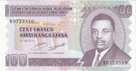 Burundi 100 Francs Geldschein, 2011-09-01, KM:44b, UNZ -