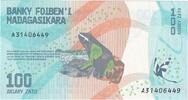 Madagascar 100 Ariary Geldschein, UNZ -