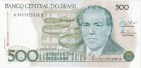 Brasilien 500 Cruzados KM:212b, UNZ -