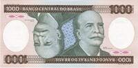 Brasilien 1000 Cruzeiros KM:201c, UNZ -