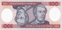 Brasilien 100 Cruzeiros Geldschein, Undated (1981-84), KM:198a, UNZ -