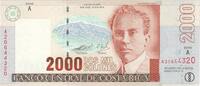 Costa Rica 2000 Colones 2003 2003-04-09, KM:265d, UNZ UNZ 31,00 EUR  zzgl. 4,95 EUR Versand