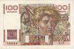 Frankreich 100 Francs Jeune Paysan, 1945-11-07, X.17, VZ+ -