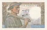 Frankreich 10 Francs Mineur, 1946-09-26, S.11015146, UNZ- -