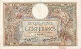 Frankreich 100 Francs Luc Olivier Merson, 1928-06-02, O.21637530, SS -