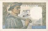 Frankreich 10 Francs Mineur, 1944-01-13, D.7497948, VZ+ -