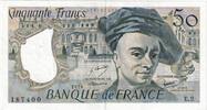 Frankreich 50 Francs Quentin de La Tour, 1991, E.2 187400, UNZ- -