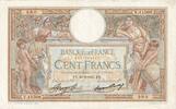 Frankreich 100 Francs Luc Olivier Merson, 1933-08-10, V.41506980, SS -