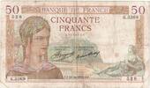Frankreich 50 Francs Cérès, 1935-10-31, K.3369528, S -