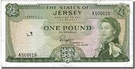 Jersey 1 Pound 1963 Geldschein, SS+