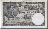 Belgien 5 Francs Geldschein, 1924-12-03, VZ -