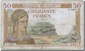 Frankreich 50 Francs Geldschein, 50 F 1934-1940 ''Cérès'', 1935-06-06 -