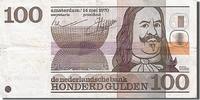 Niederlande 100 Gulden Geldschein, 1970-05-14, SS -