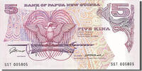 Papua New Guinea 5 Kina Geldschein, UNZ -