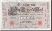 Deutschland 1000 Mark Geldschein, 1910-04-21, UNZ -