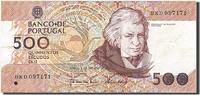 Portugal 500 Escudos Geldschein, 1989-10-04, S+ -