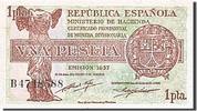 Spanien 1 Peseta Geldschein, UNZ -