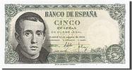 Spanien 5 Pesetas Geldschein, 1951-08-16, UNZ -