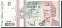 Rumänien 1000 Lei Geldschein, 1991-09-01, UNZ- -