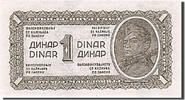 Jugoslawien 1 Dinar Geldschein, UNZ -