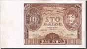 Polen 100 Zlotych Geldschein, 1934-09-09, SS -