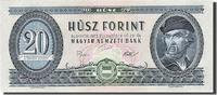 Ungarn 20 Forint Geldschein, 1975-10-28, UNZ -