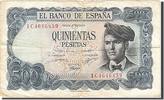 Spanien 500 Pesetas Geldschein, 1971-07-23, S -