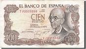 Spanien 100 Pesetas Geldschein, 1970-11-17, KM:152a, SS -