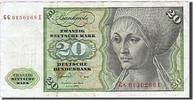 Bundesrepublik Deutschland 20 Deutsche Mark Geldschein, 1977-06-01 -