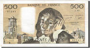 Frankreich 500 Francs Geldschein, 1977-11-03, SS, Fayette:71.17, KM:156d -