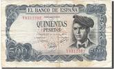 Spanien 500 Pesetas Geldschein, 1971-07-23, KM:153a, S -