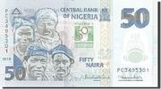 Nigeria 50 Naira Geldschein, 2010, KM:37, UNZ -