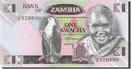 Sambia 1 Kwacha Geldschein, Undated (1980-1988), KM:23b, UNZ -