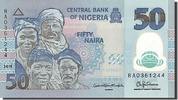 Nigeria 50 Naira Geldschein, 2015, UNZ -